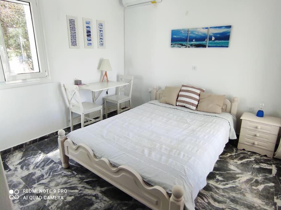 White Villa In Olive Trees And Seaview To Panagia Almiropótamos エクステリア 写真
