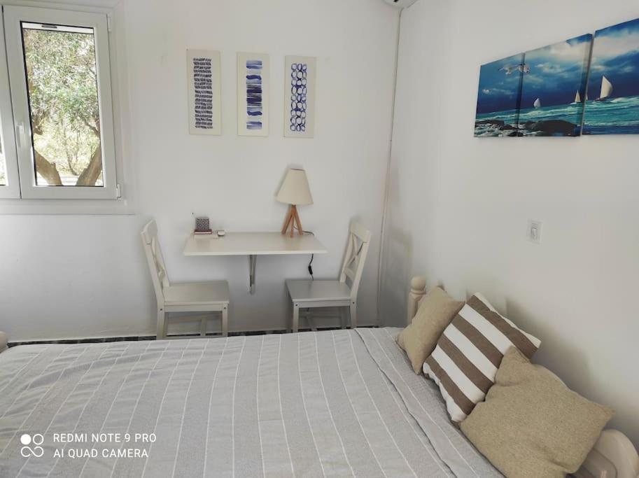 White Villa In Olive Trees And Seaview To Panagia Almiropótamos エクステリア 写真