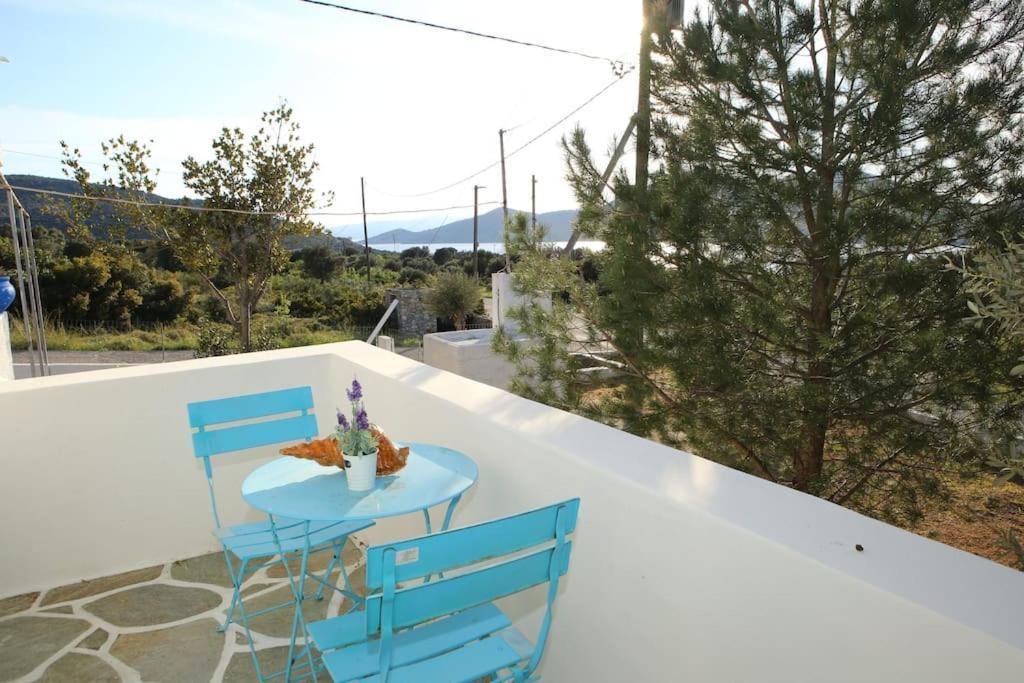 White Villa In Olive Trees And Seaview To Panagia Almiropótamos エクステリア 写真