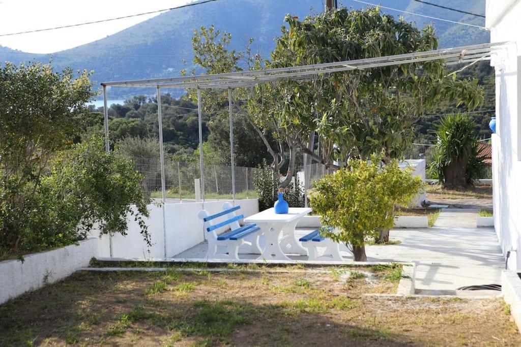 White Villa In Olive Trees And Seaview To Panagia Almiropótamos エクステリア 写真