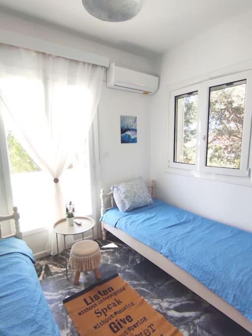 White Villa In Olive Trees And Seaview To Panagia Almiropótamos エクステリア 写真